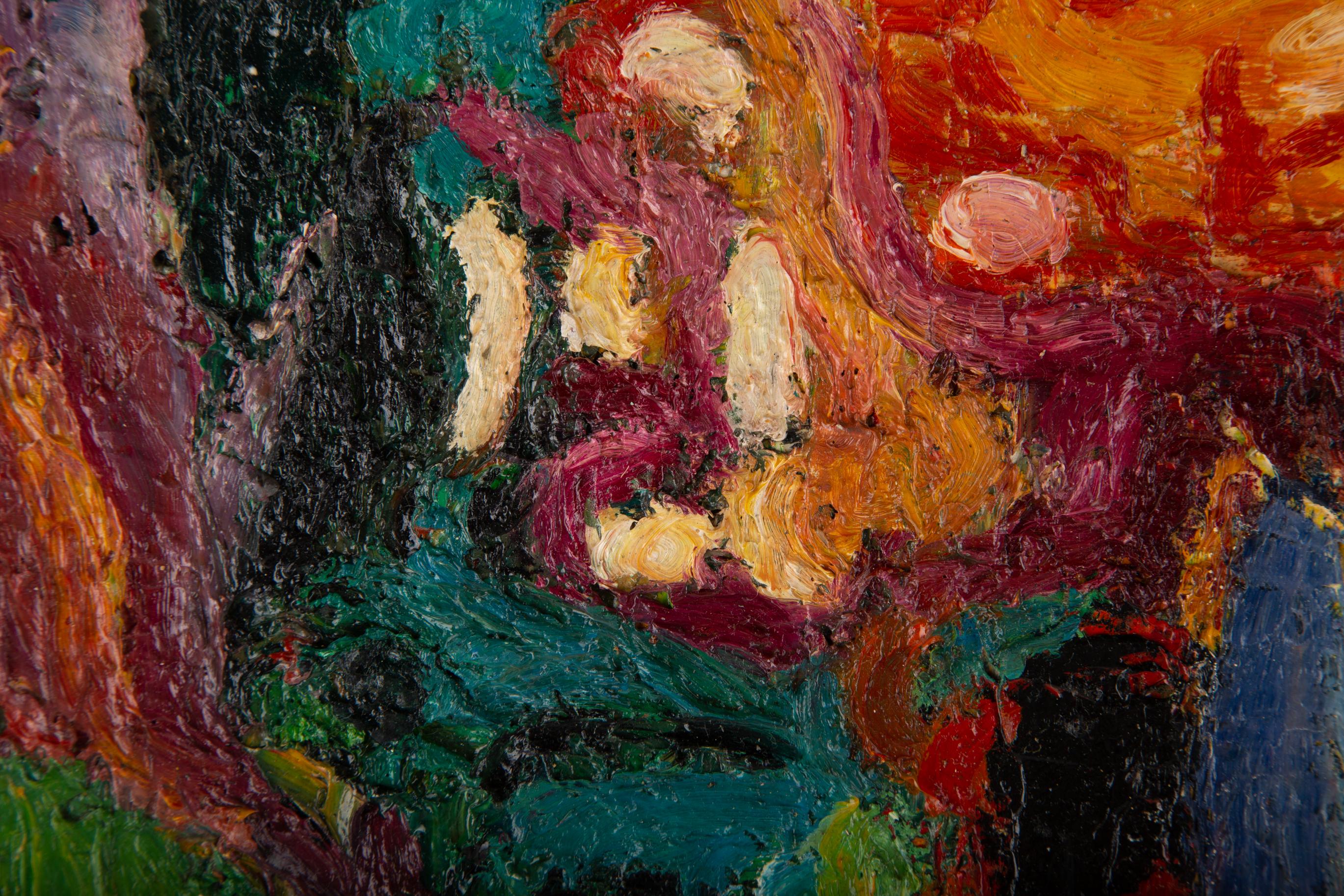 Lijian Li Impressionist Original Oil On Canvas 