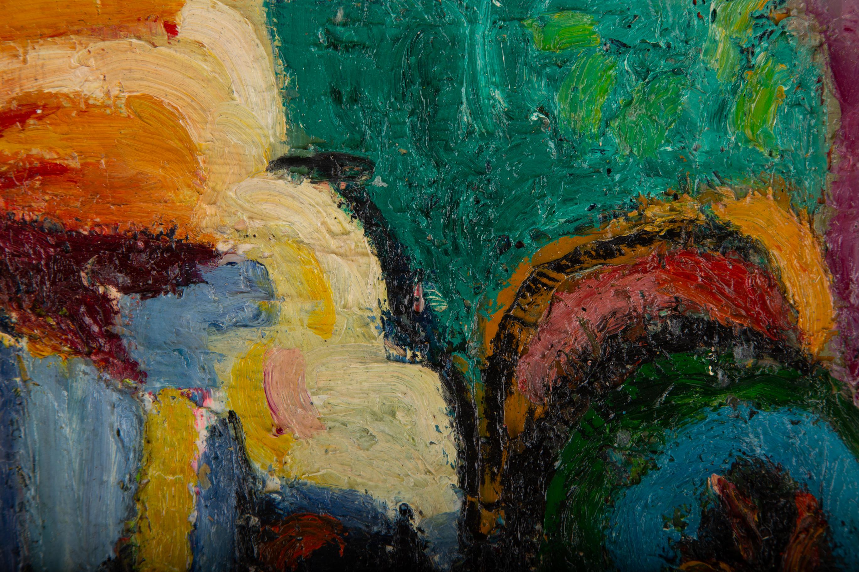 Lijian Li Impressionist Original Oil On Canvas 