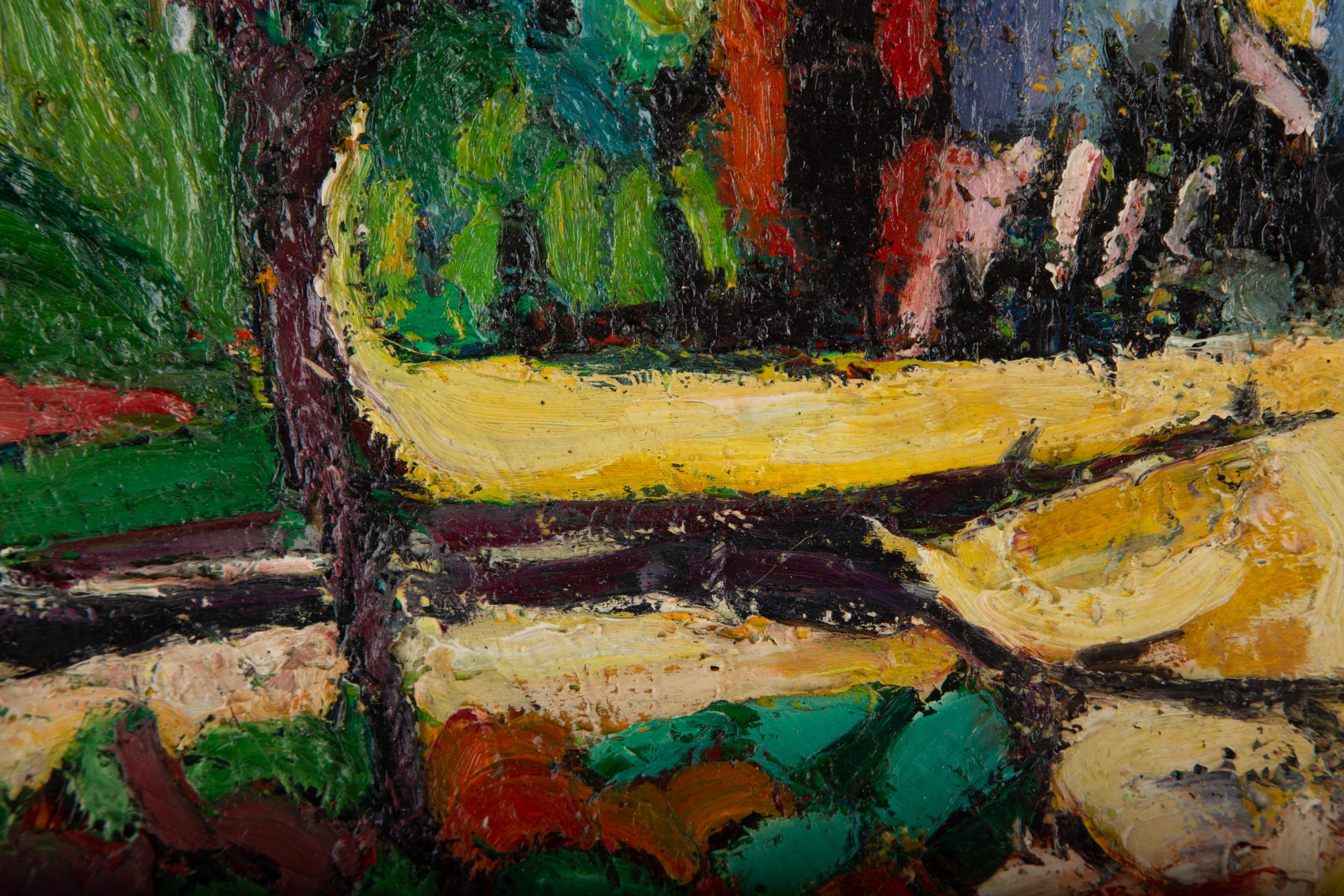 Lijian Li Impressionist Original Oil On Canvas 