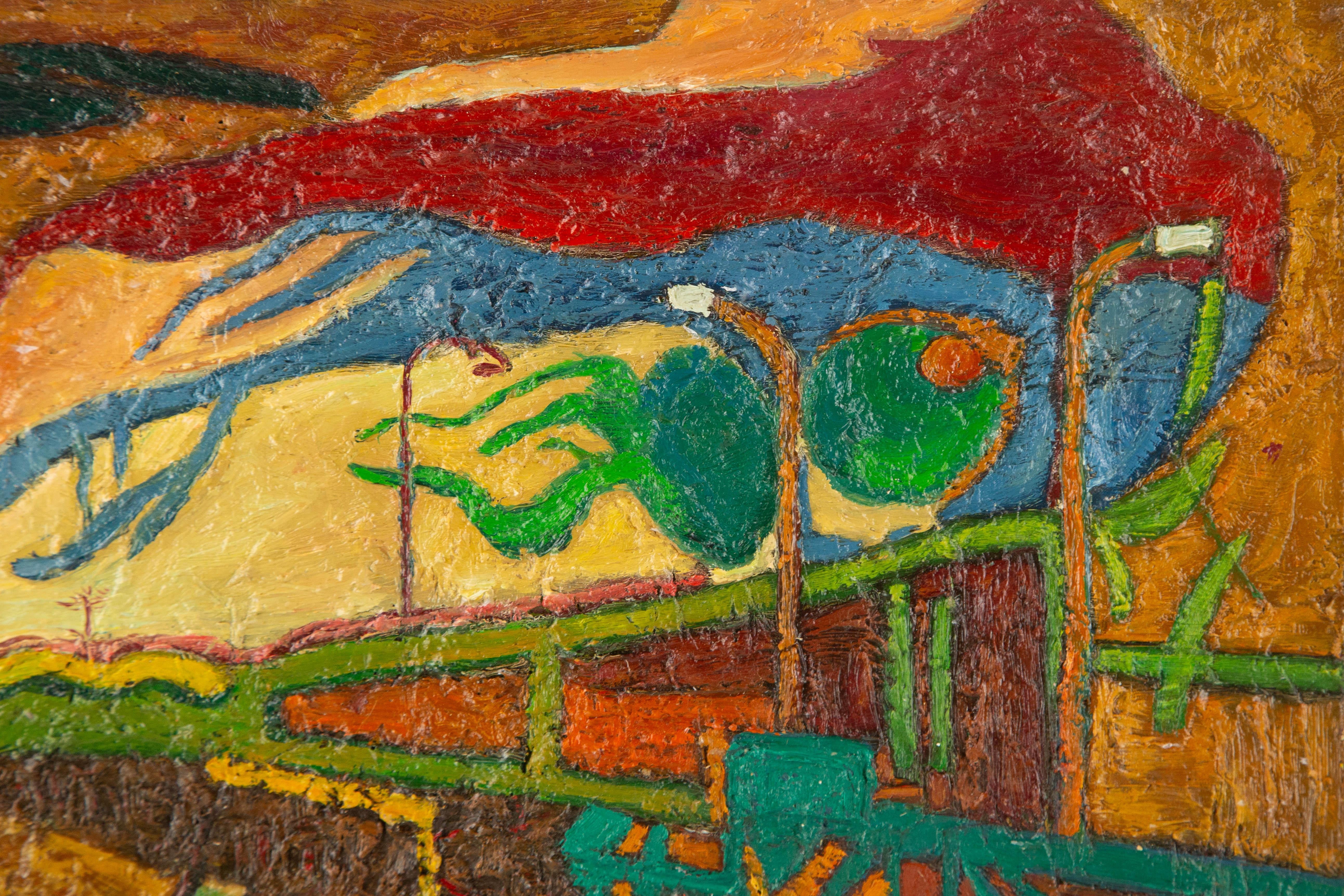 Lijian Li Landscape Original Oil On Canvas 