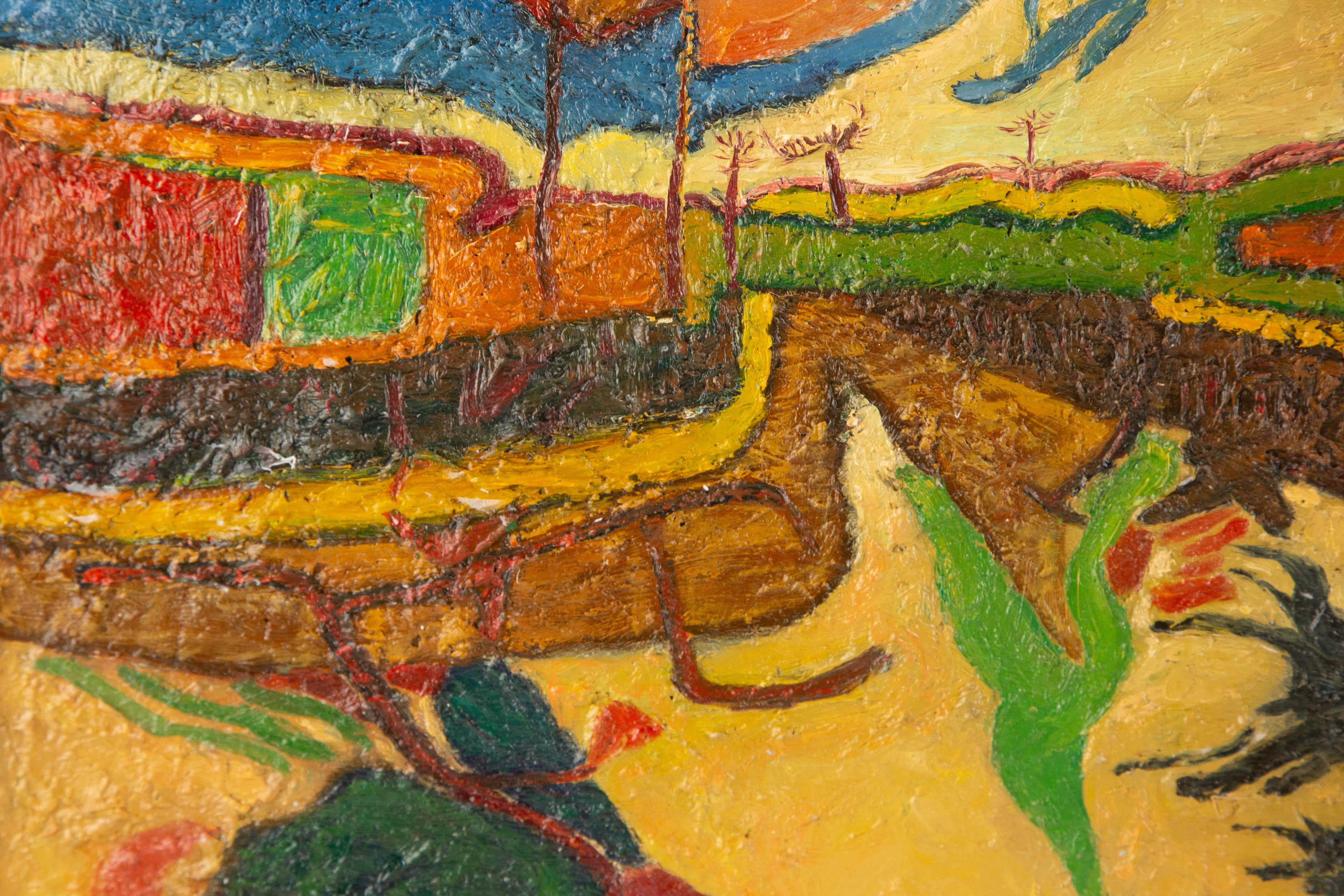 Lijian Li Landscape Original Oil On Canvas 