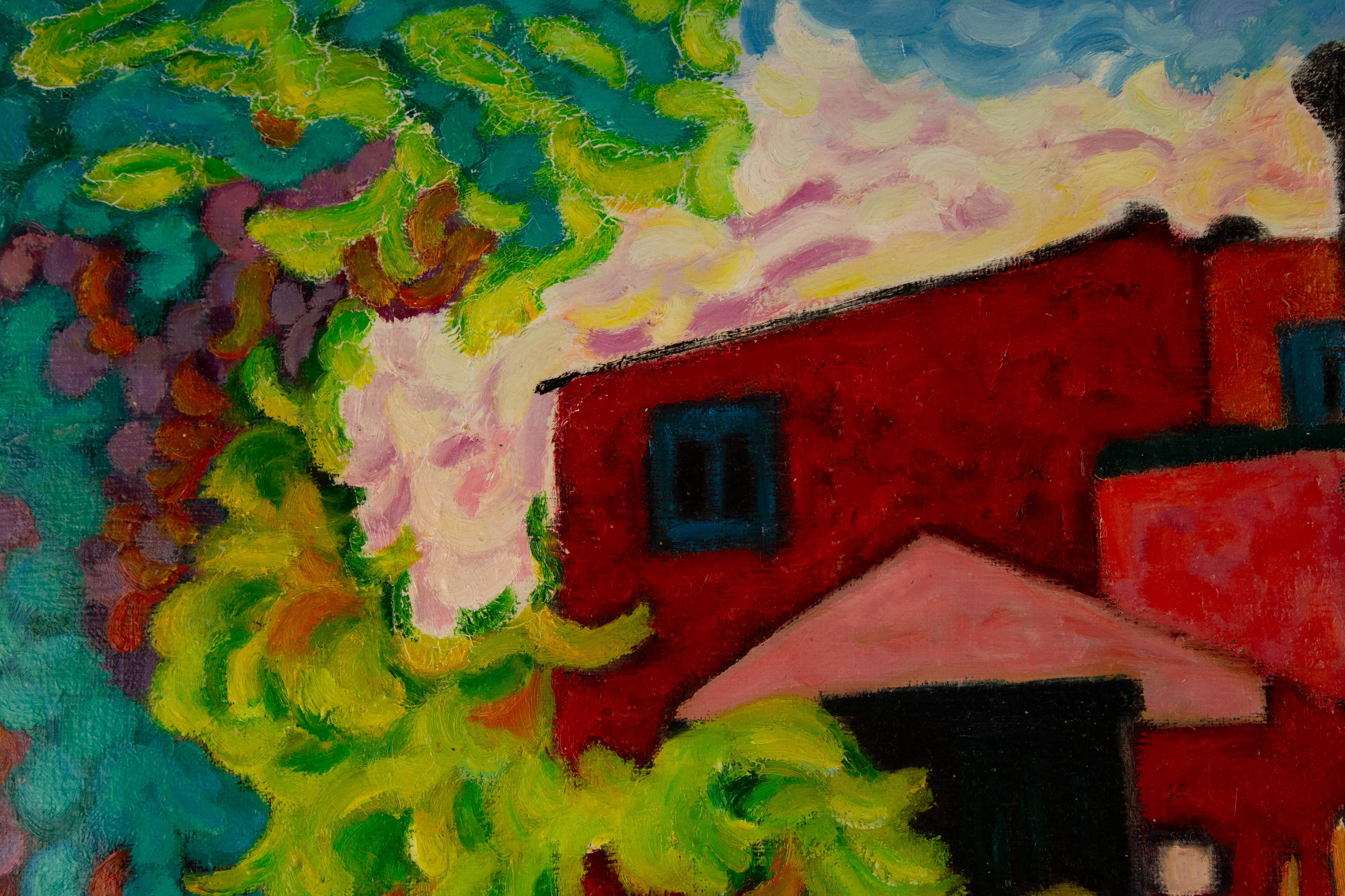 Lijian Li Landschaft, Original Ölgemälde auf Leinwand, „Mexikanische Reiseserie I“, Original 1