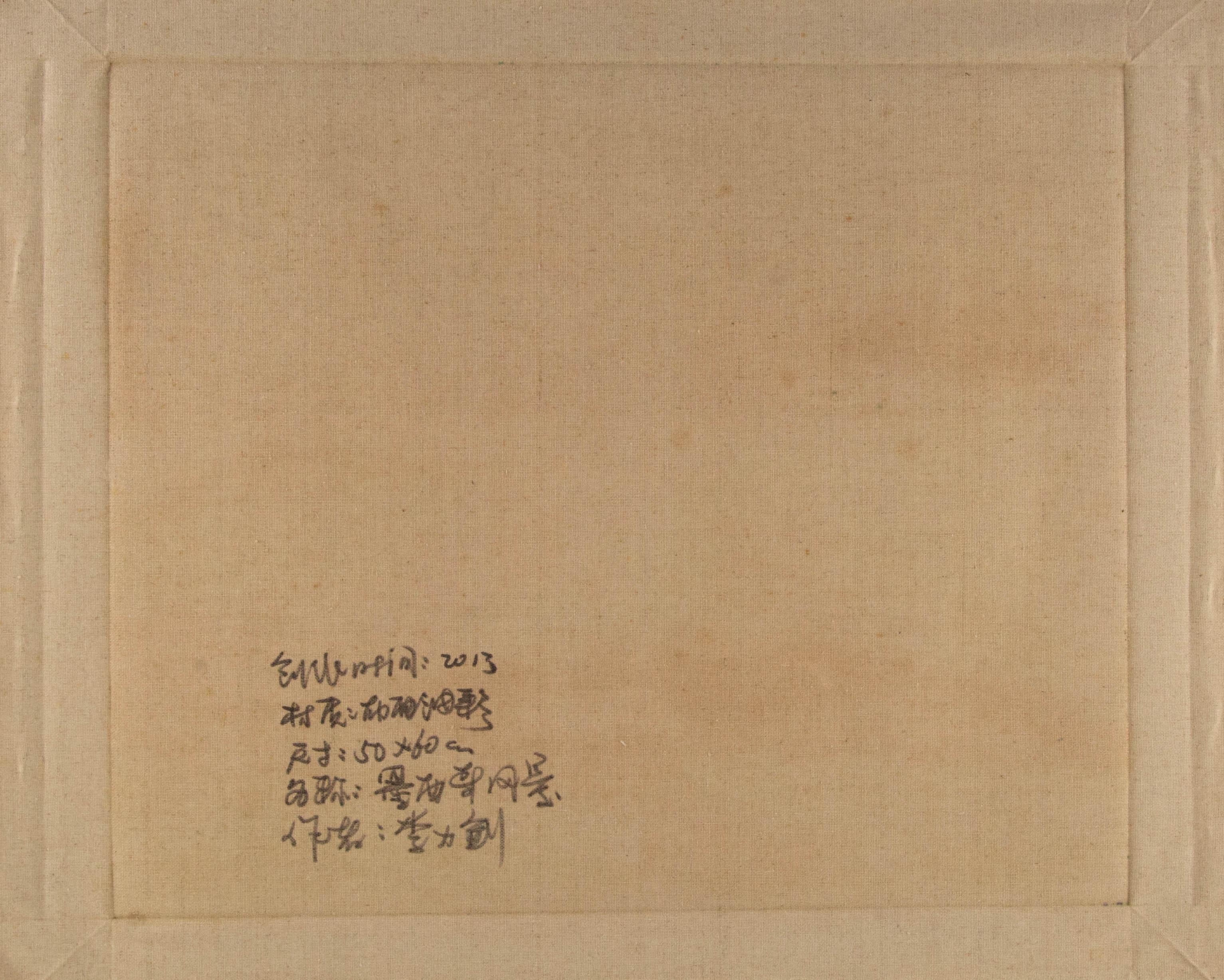 Lijian Li Landschaft, Original Ölgemälde auf Leinwand, „Mexikanische Reiseserie I“, Original 8