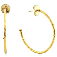 Lika Behar 24 Karat Gold Hoop Earrings