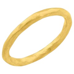 Lika Behar Pure Love Deserves Pure Gold Hammered 22Kt Stackable Band
