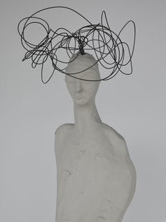 "I Could be Your Angel" Ceramic Sculpture 25" x 5" inch by Lika Brutyan