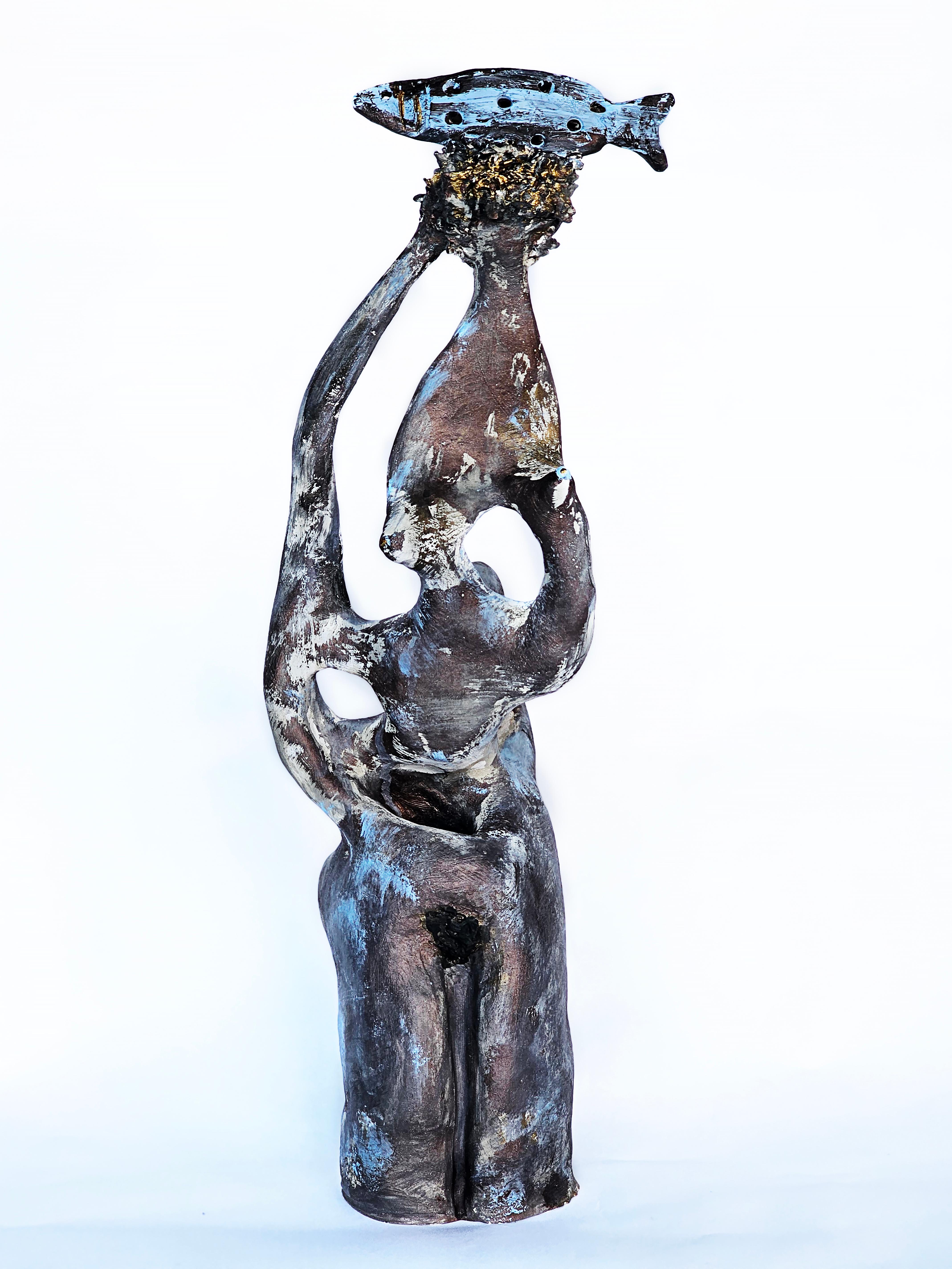 Escultura de cerámica 