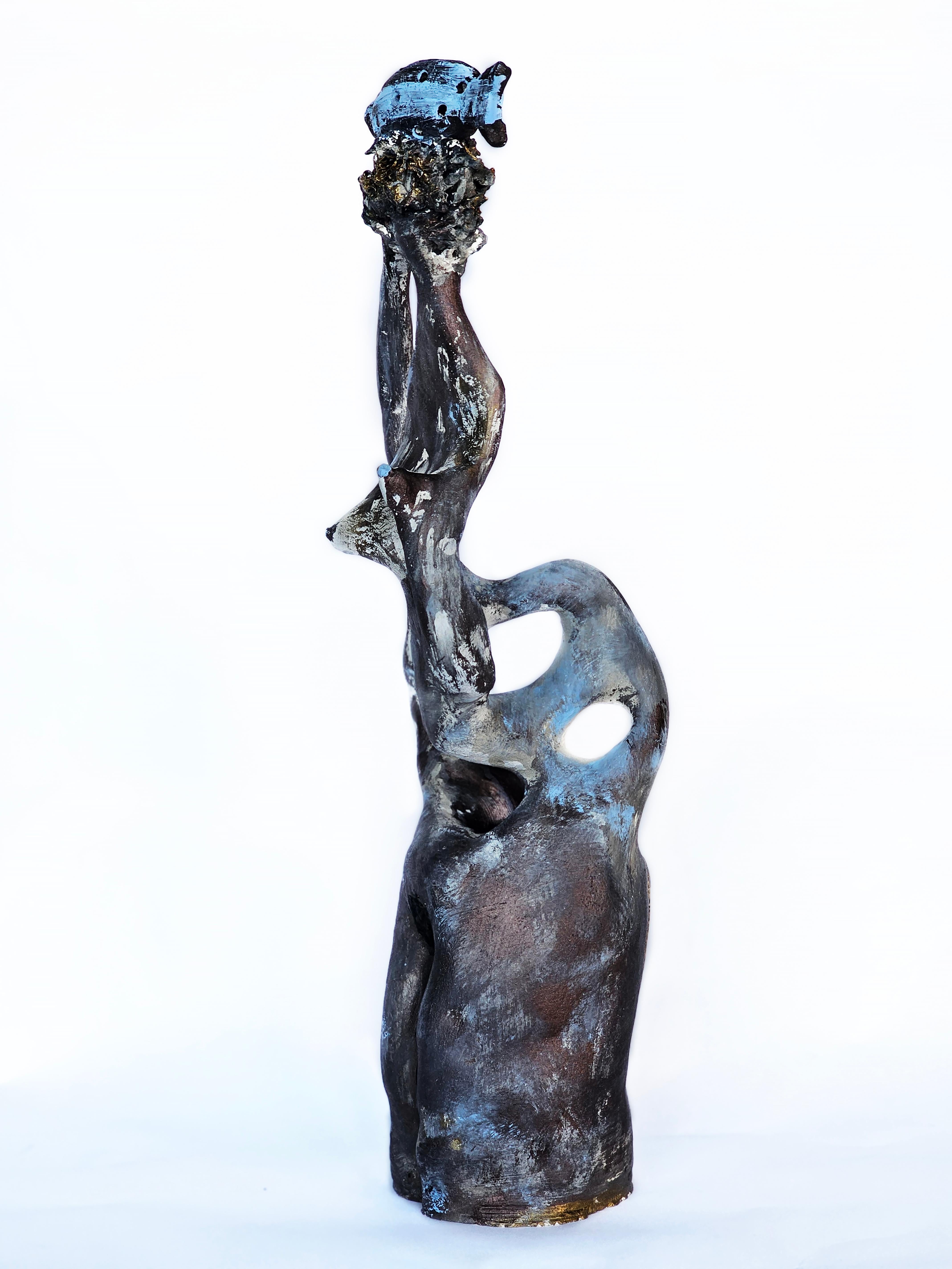 Escultura de cerámica 
