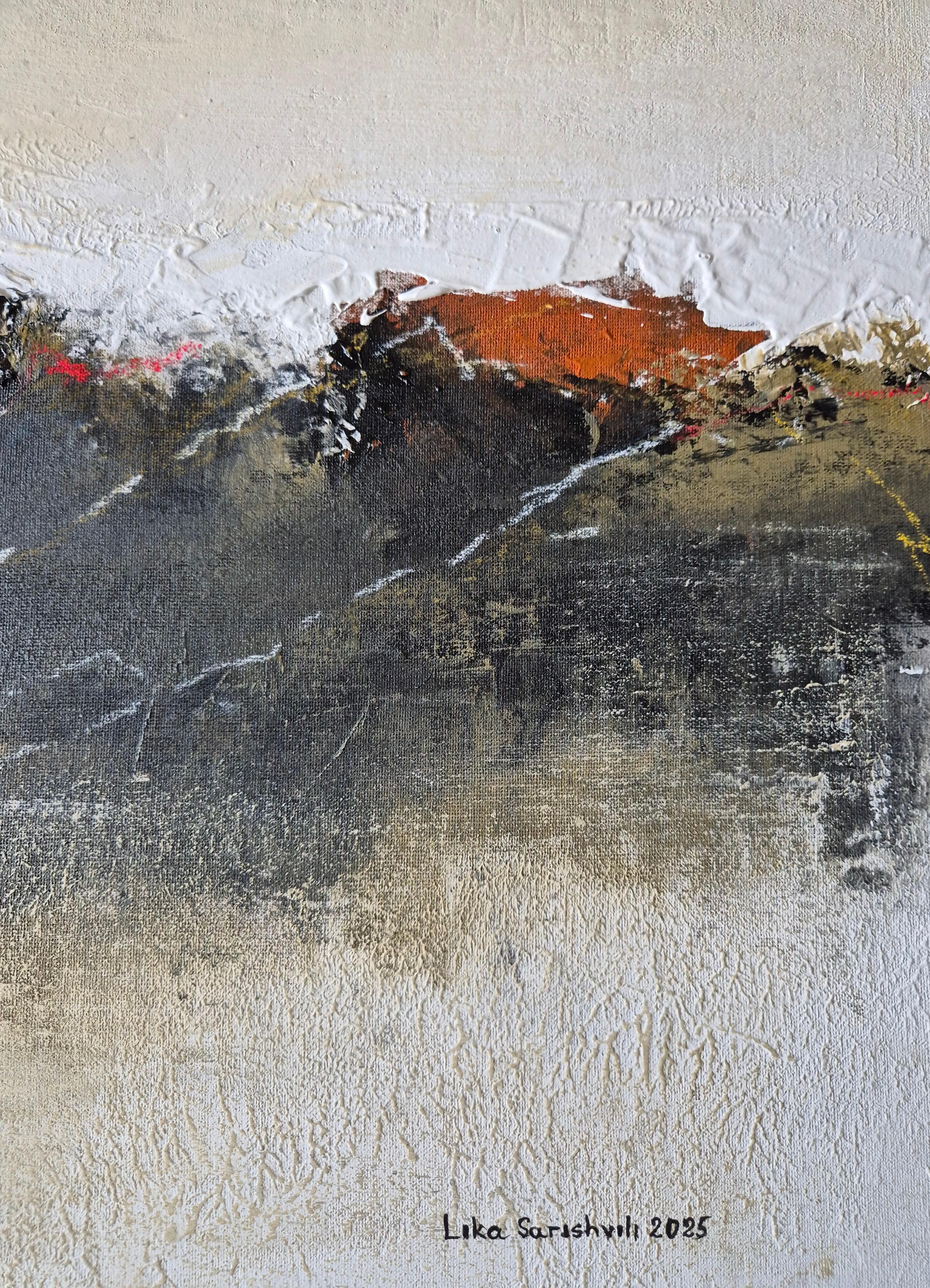 Zeitgenössische georgische Kunst von Lika Sarishvili - Abstraktion im Angebot 1