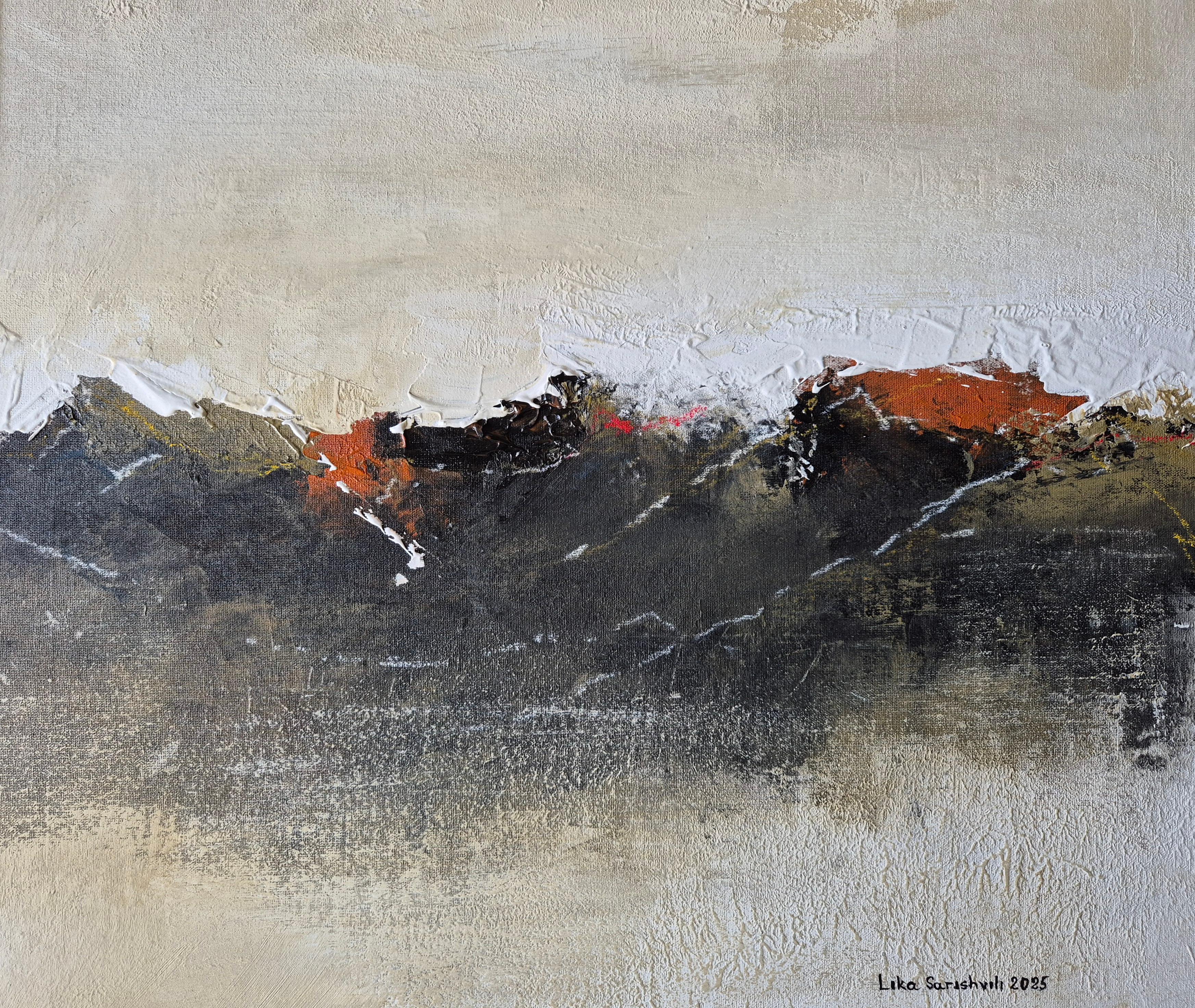 Zeitgenössische georgische Kunst von Lika Sarishvili - Abstraktion im Angebot 2