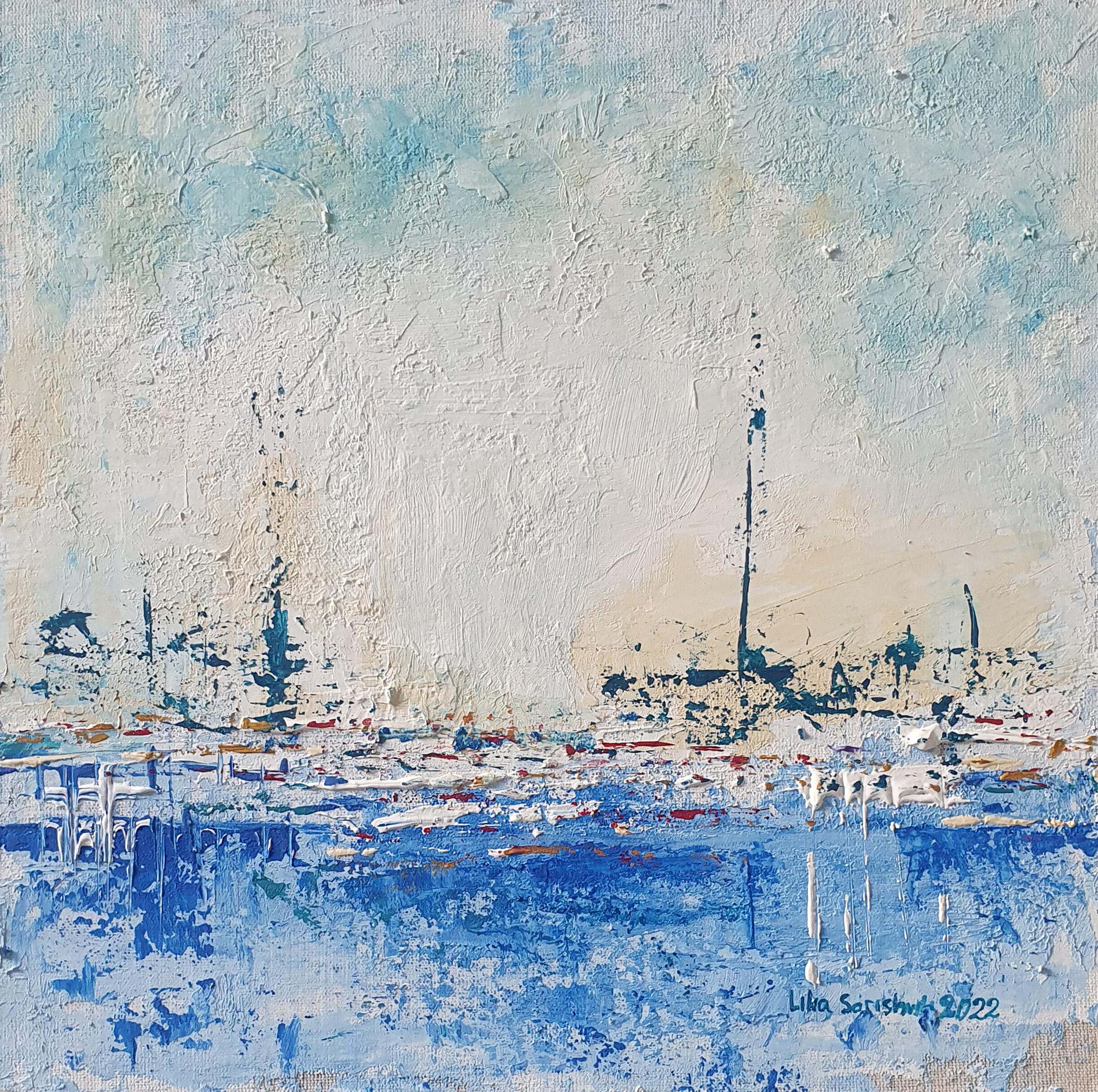 Acrilico su tela,
Incorniciato 46 x 46 x 3,5 cm

Lika Sarishvili è un'artista georgiana nata nel 1988 che vive e lavora a Tbilisi, in Georgia. Nel 2012 ha conseguito un master presso la Tbilisi State Academy of Arts. Dal 2022 è docente presso la