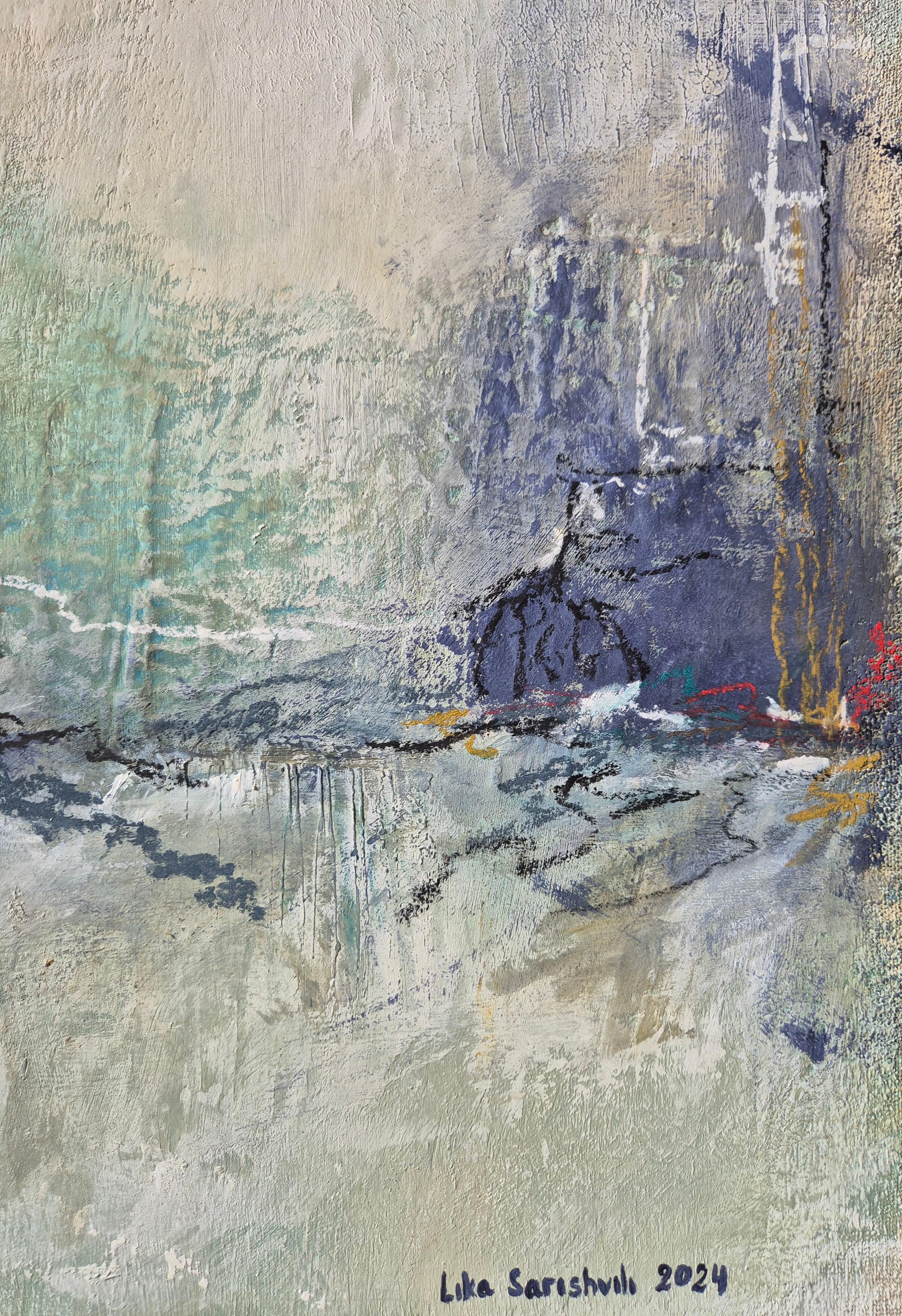 Arte contemporanea georgiana di Lika Sarishvili - Paesaggio 2 in vendita 1