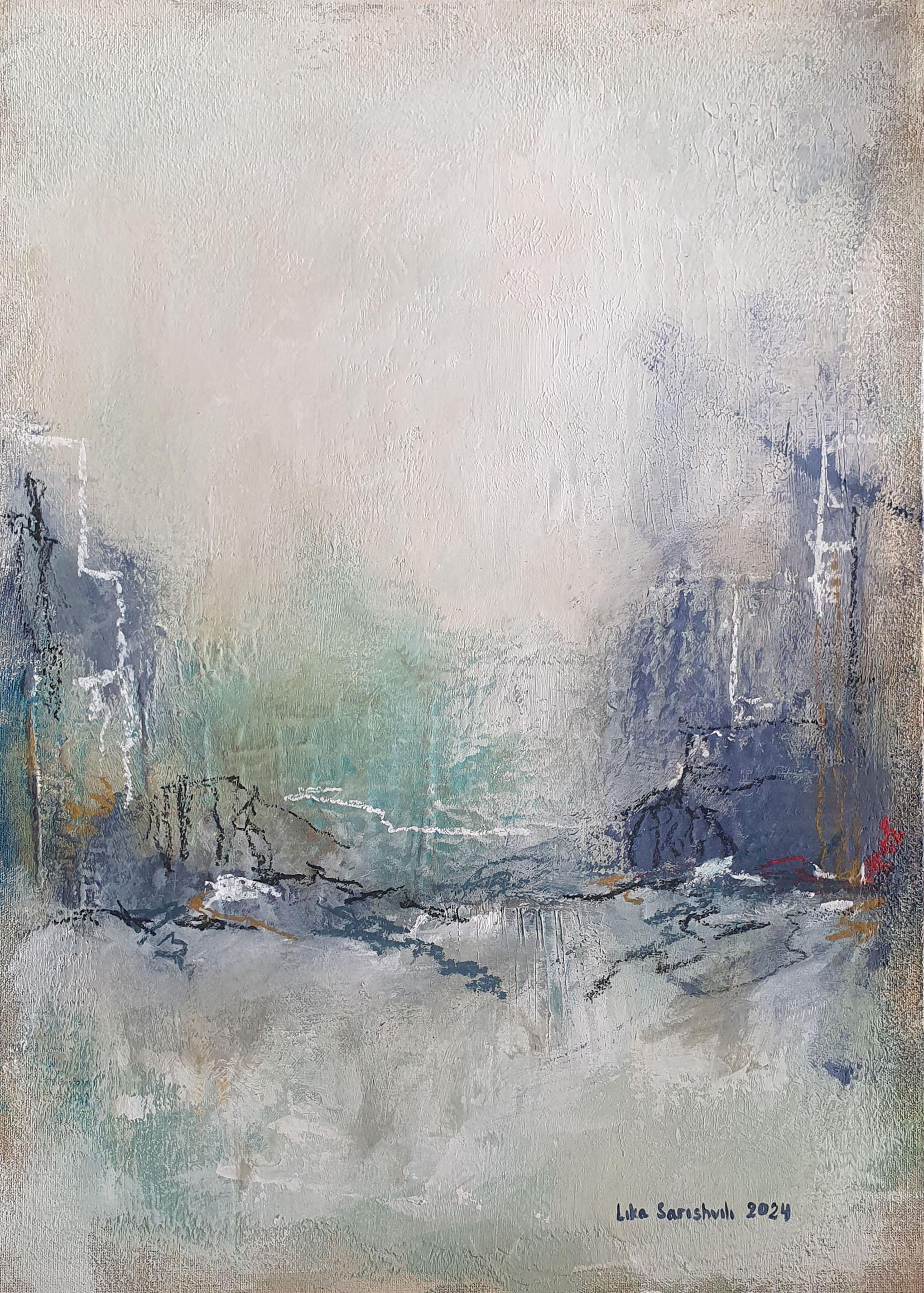 Arte contemporanea georgiana di Lika Sarishvili - Paesaggio 2 in vendita 5