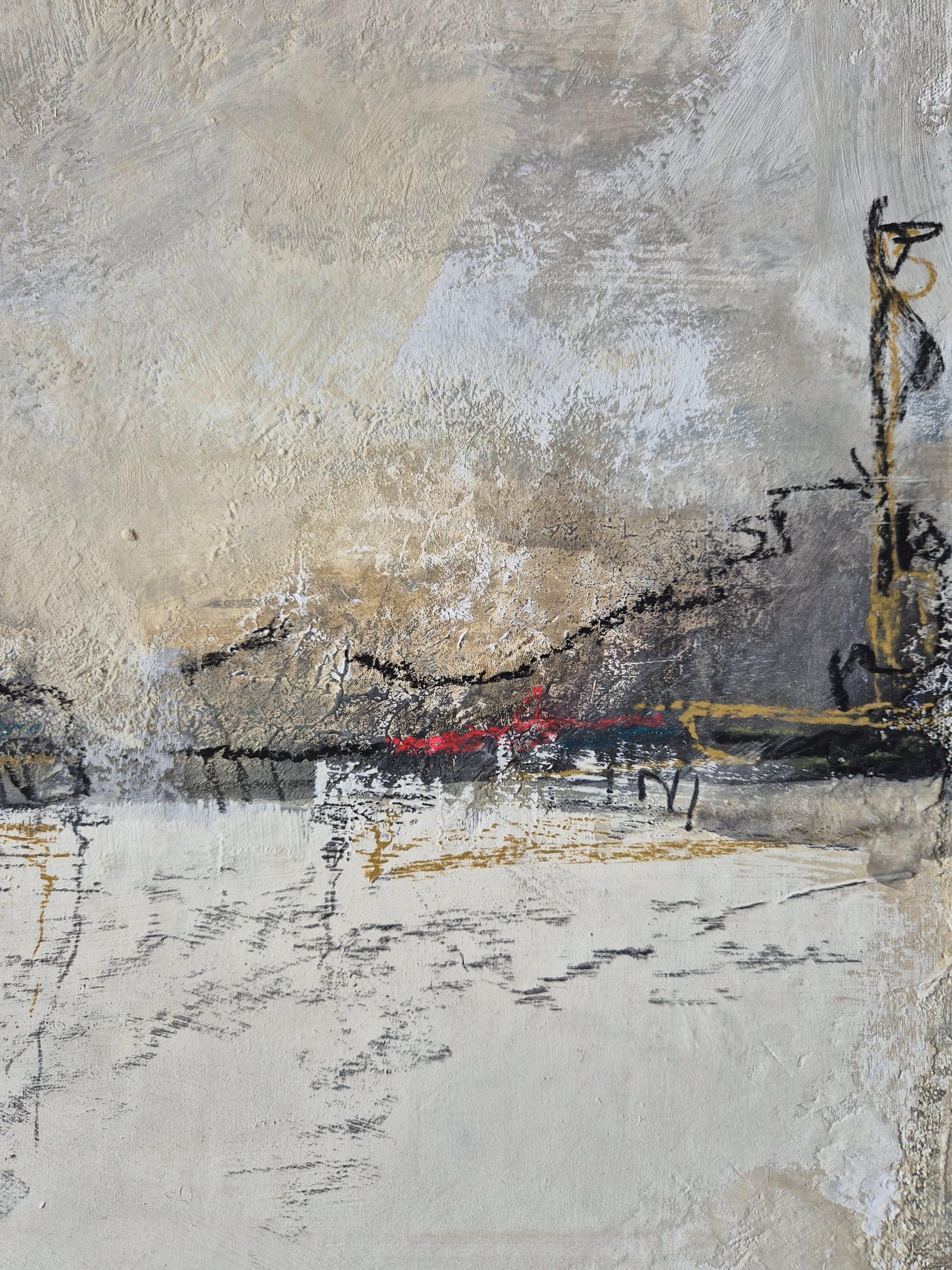 Arte georgiano contemporáneo de Lika Sarishvili - Paisaje 3 en venta 2