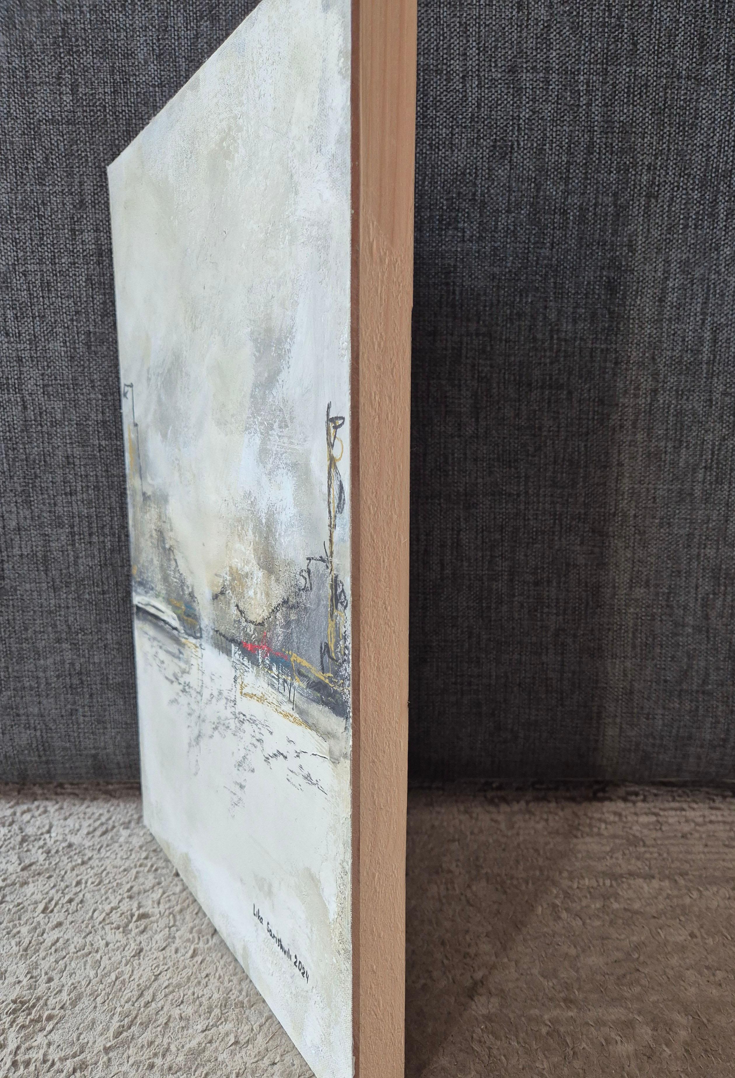 Arte georgiano contemporáneo de Lika Sarishvili - Paisaje 3 en venta 4