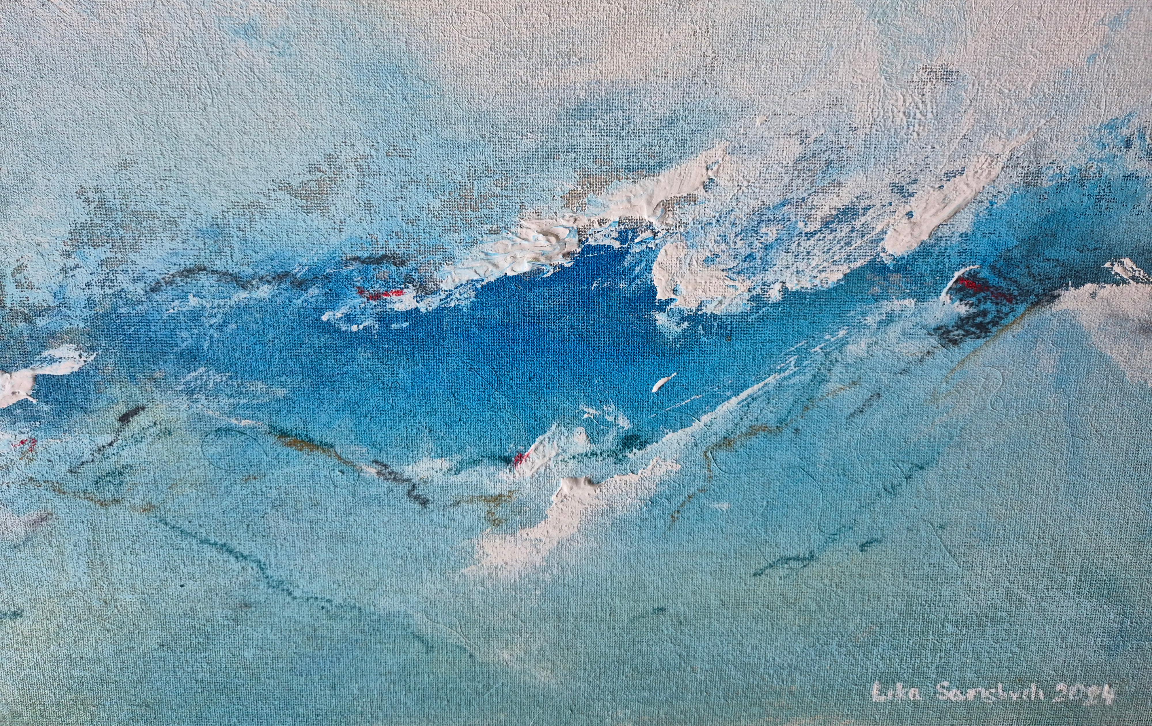 Arte contemporanea georgiana di Lika Sarishvili - Paesaggio in vendita 3
