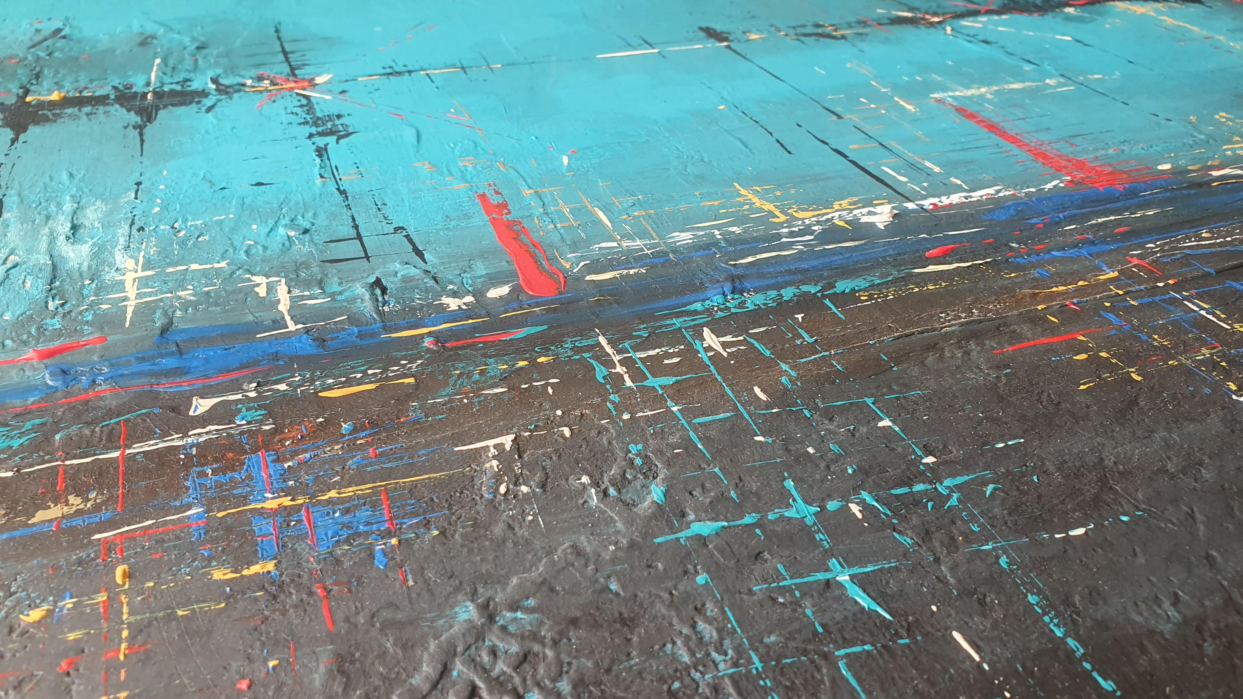 Arte georgiano contemporáneo de Lika Sarishvili - La leyenda del Mar Azul 2