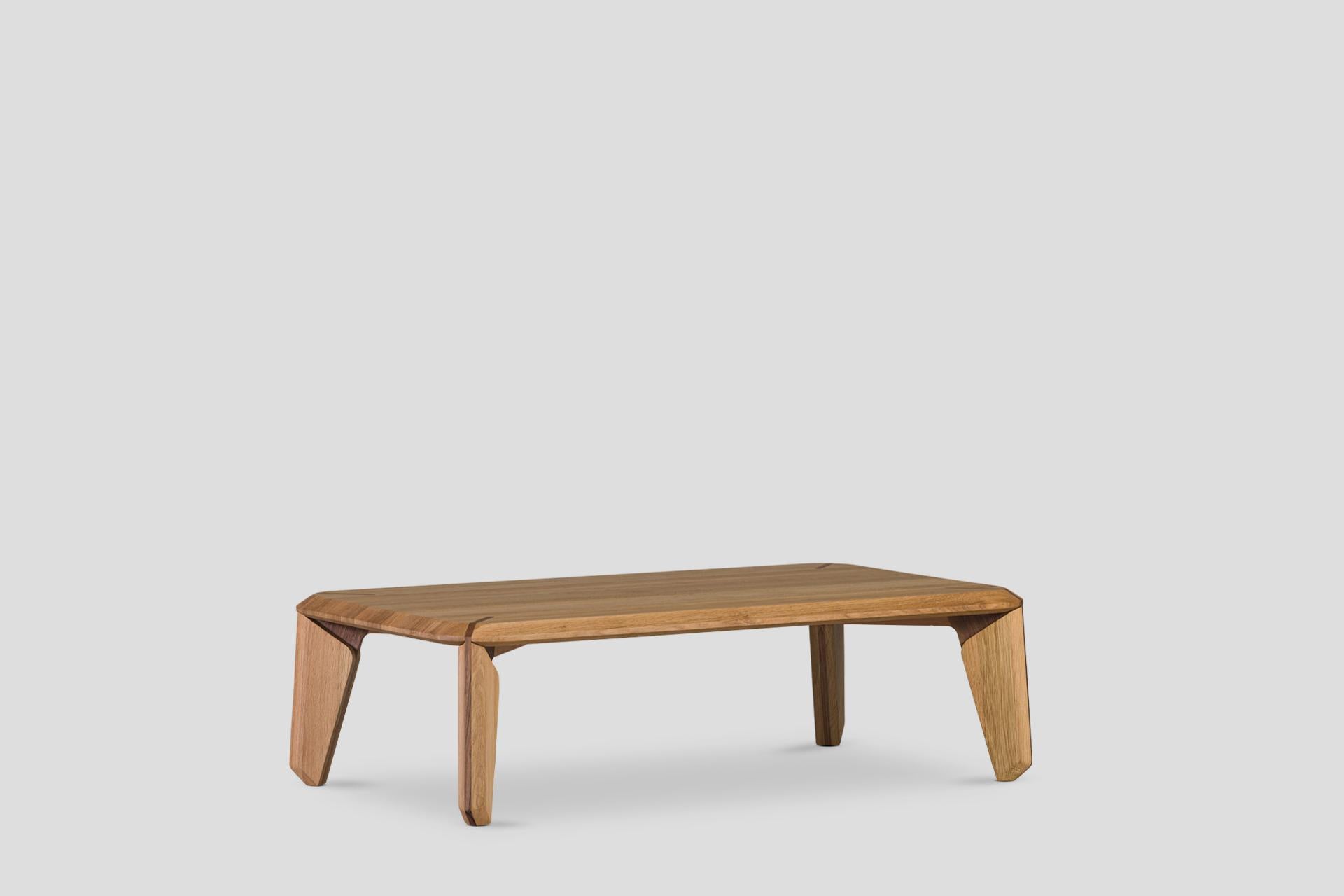 Modern and Stylish Design

Designed by Abra Design Studio, Lika Solid Wood Oak, Walnut Solid Wood Detailed Rectangular Coffee Table draws attention with its modern and stylish design. The elegant combination of Turkish oak and walnut solid wood