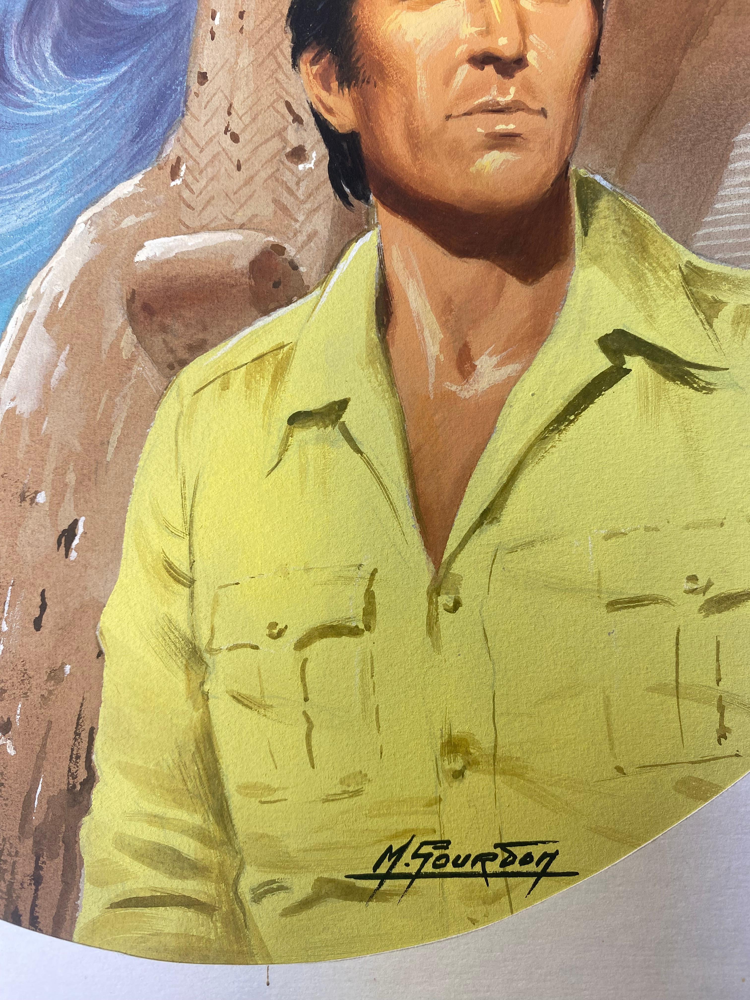Wie ein Schilfrohr ... von Cécile Beauregard - M.Gourdon (Papier) im Angebot