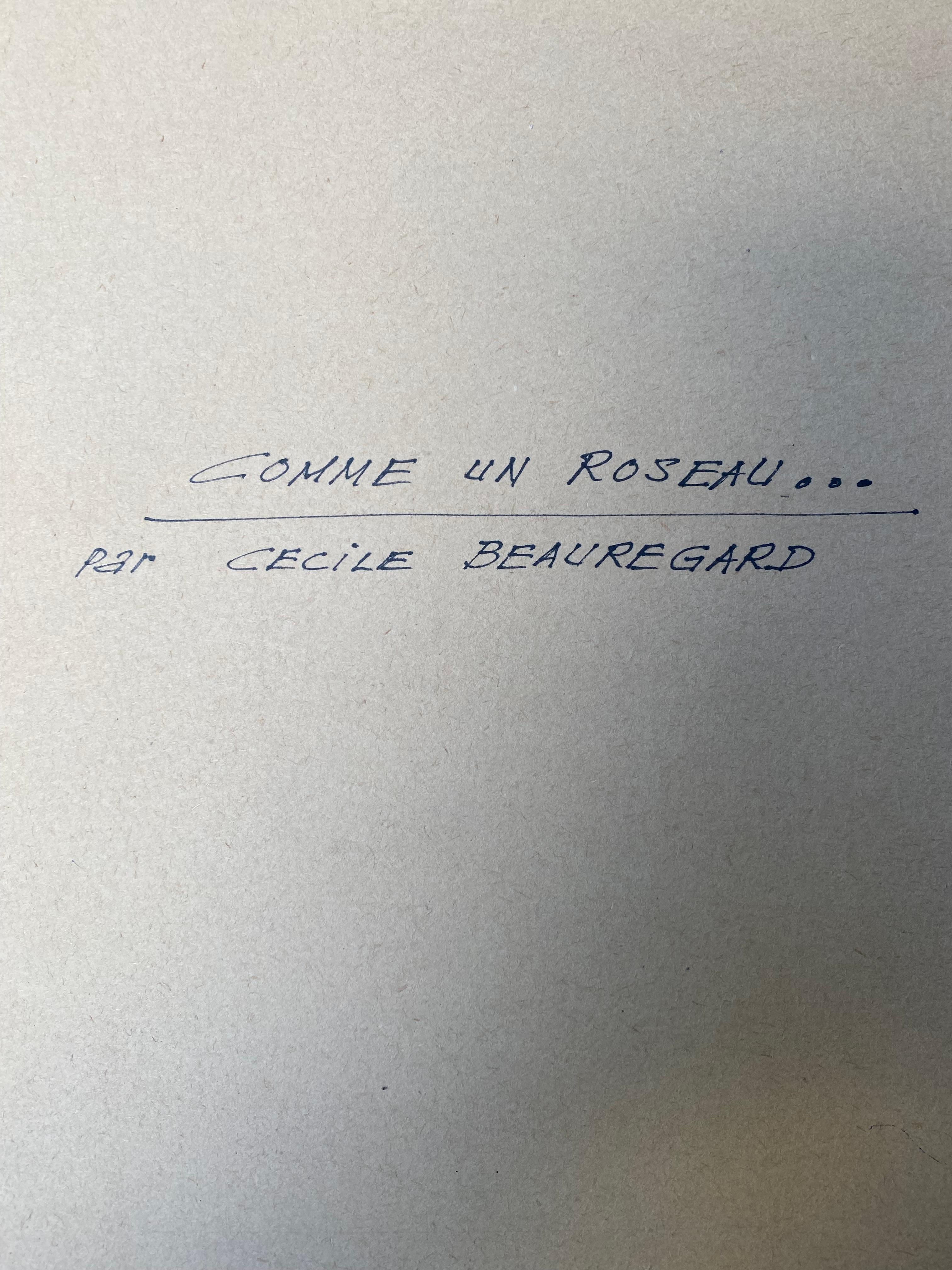 Wie ein Schilfrohr ... von Cécile Beauregard - M.Gourdon im Angebot 2