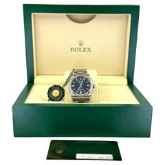 Vintage Like New 36mm Rolex Oyster Perpetual Blue Dial