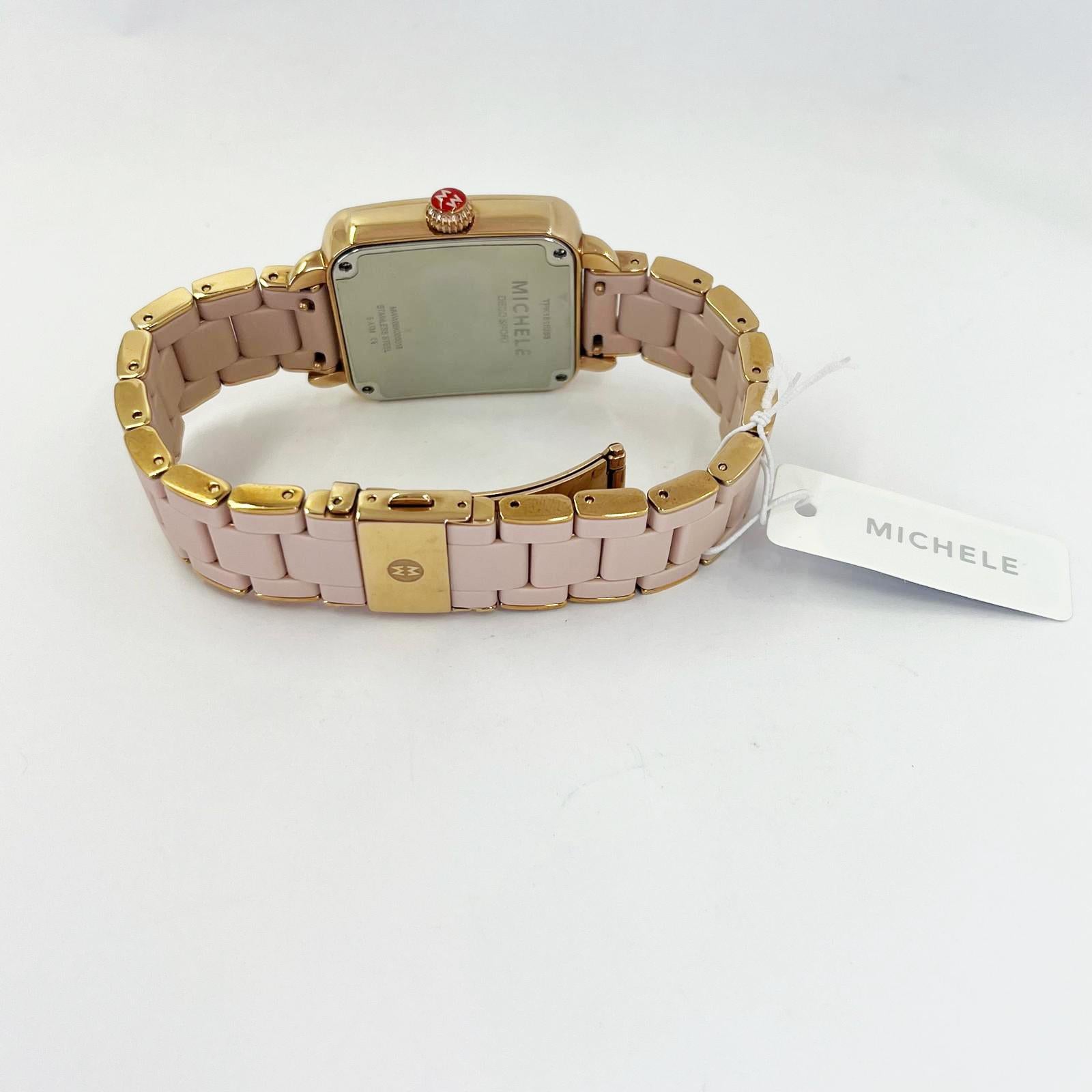 Come nuovo A. Michel Deco Sport Pink Quartz Watch in vendita 3