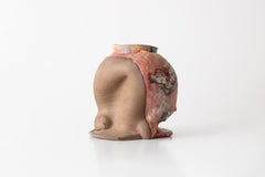 Li'l Tuffy Adrift in a Sea of Peril in Stoneware by Malcolm Mobutu Smith