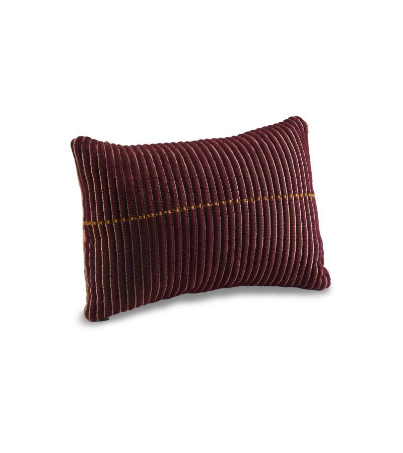Modern Lila Chumbes Pillow 1 by Mae Engelgeer