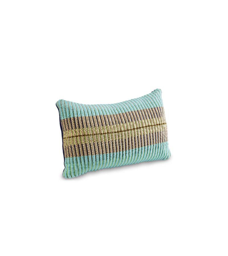 Hand-Woven Lila Chumbes Pillow 1 by Mae Engelgeer
