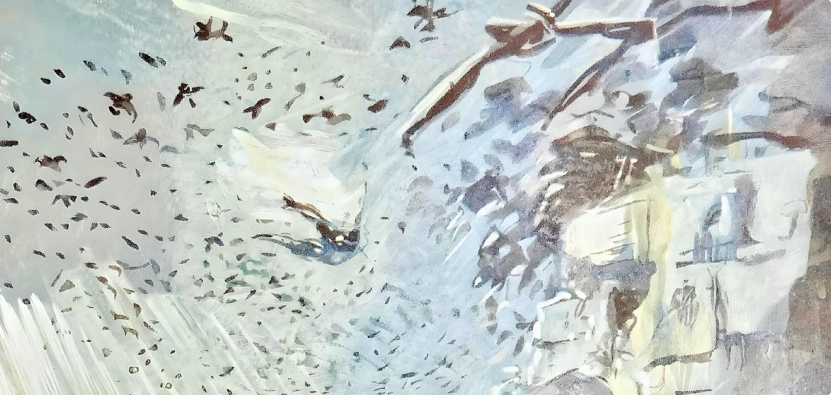 L'Hirondelle et les petits oiseaux, Vingt fables de La fontaine, Lila de Nobili For Sale 5