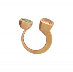 Lila Ring with Citrine and Peridot in 18K Gold