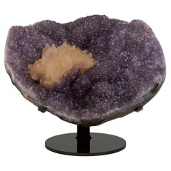 Antique Lilac Amethyst Formation with Central Rosette