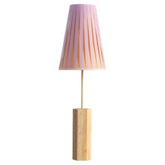 Lilac and Ochre Haute Couture Floor Lamp by Servomuto