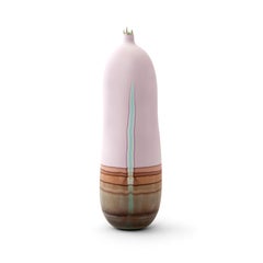 Lilac and Rust Venus Vase by Elyse Graham