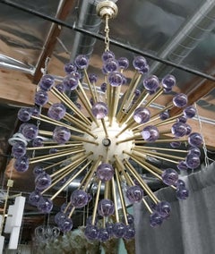 Lilac Burst Sputnik Chandelier by Fabio Ltd