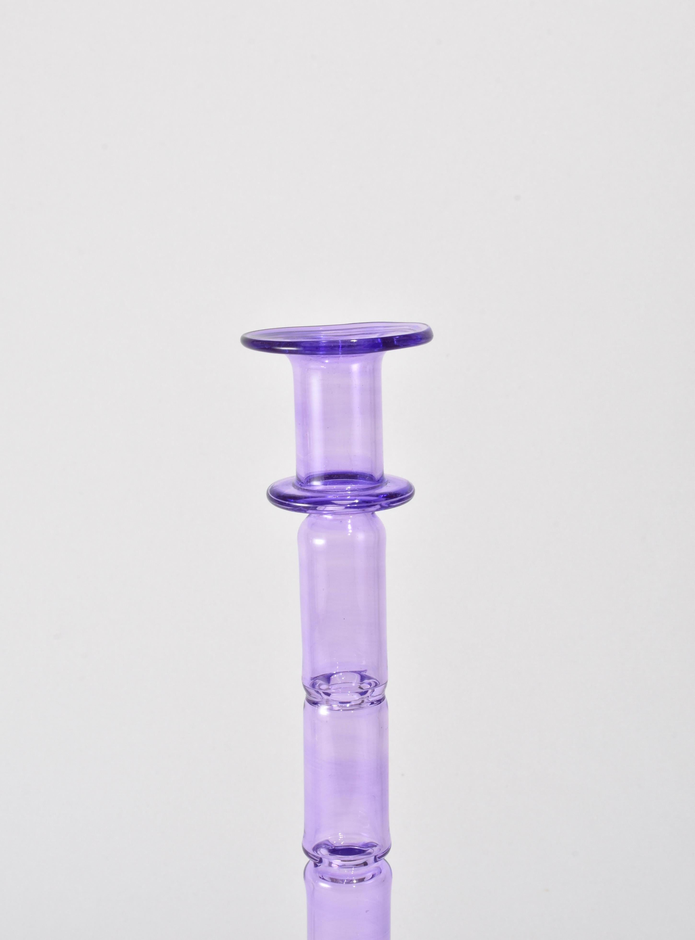 Italian Lilac Candleholder Set
