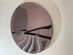 Lilac Concave Mirror 100 cm/ 39" Diameter