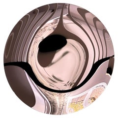 Lilac Concave Mirror 100 cm/ 39" Diameter