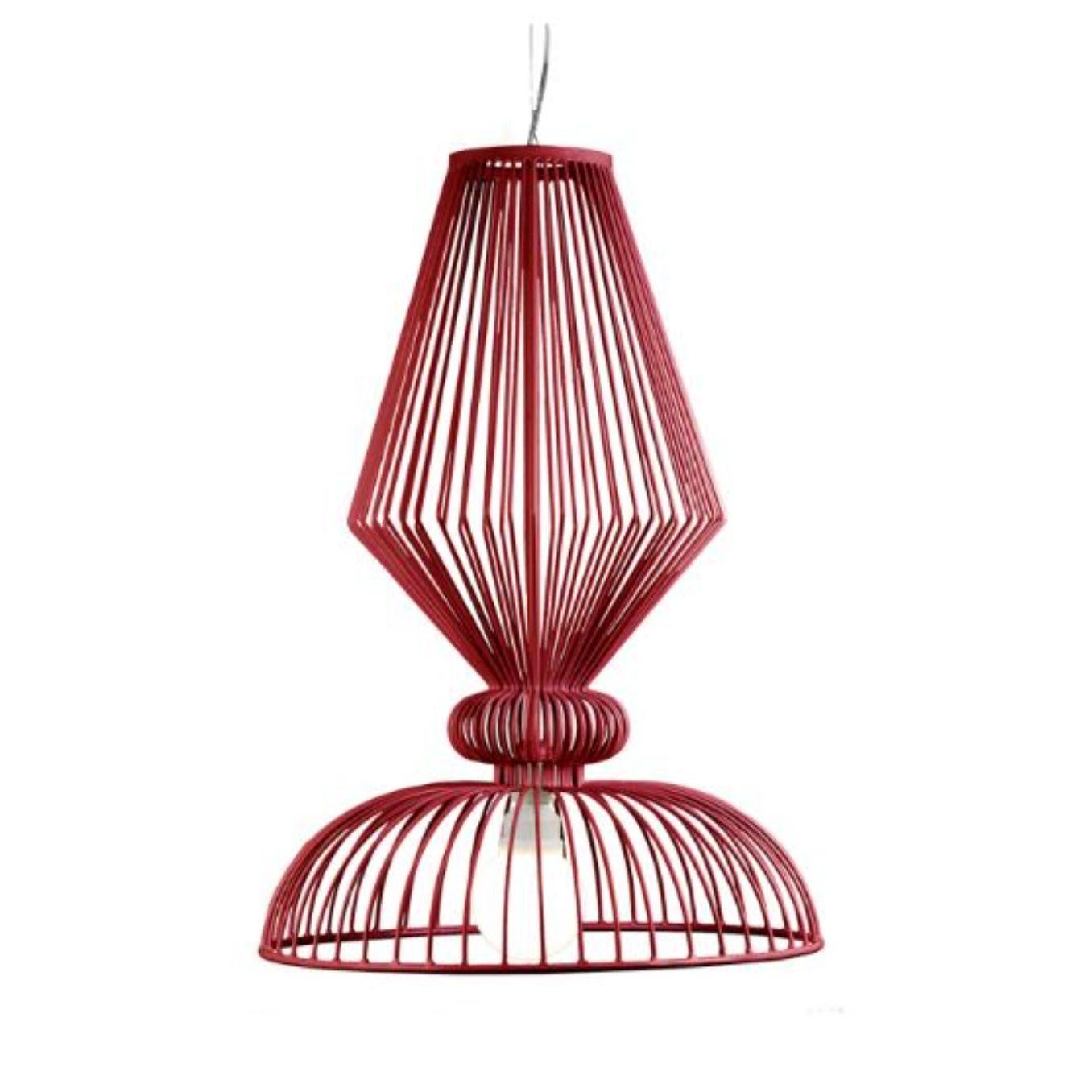 Contemporary Lilac Expand Suspension Lamp by Dooq For Sale