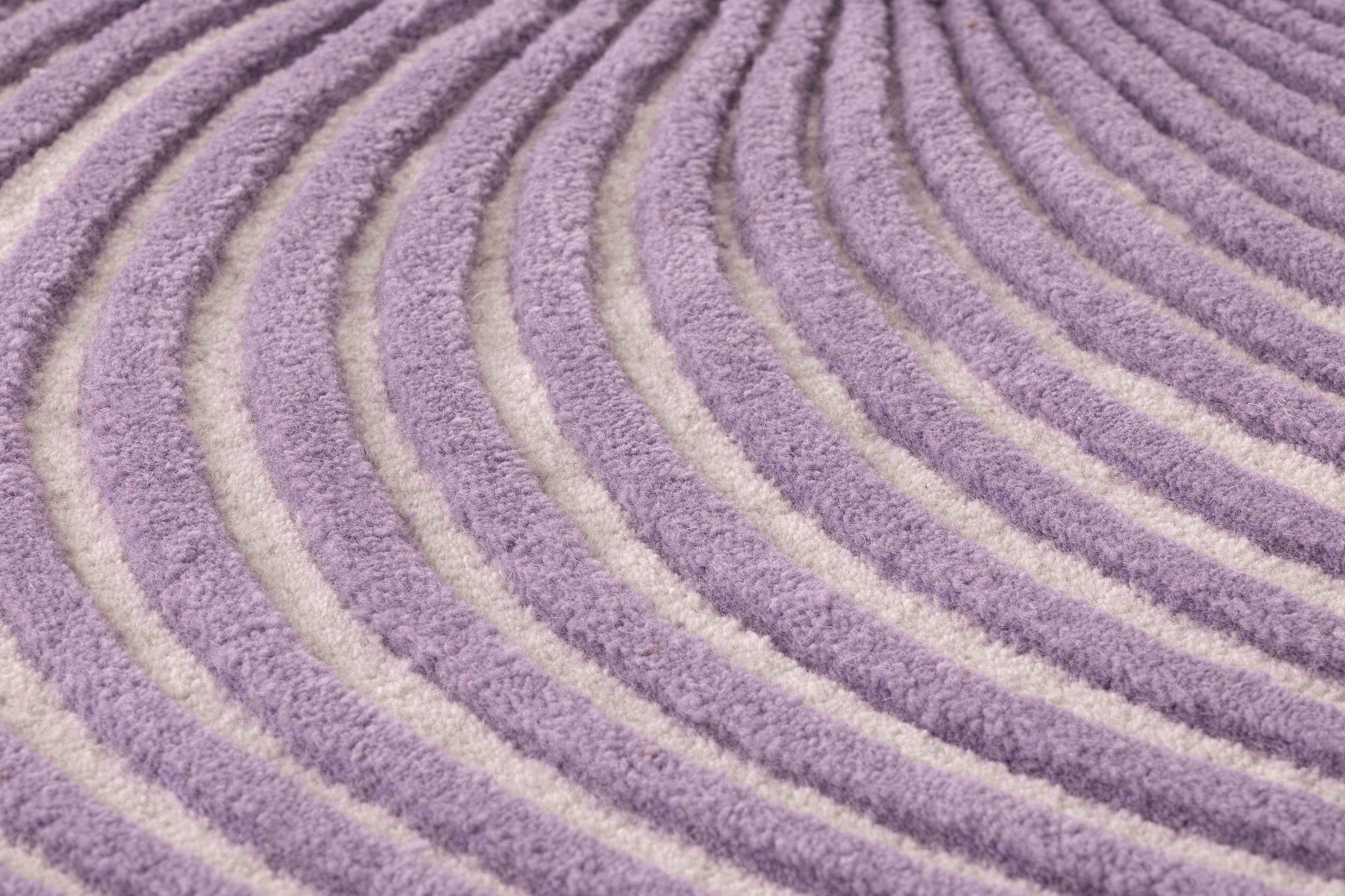 Post-Modern Lilac Giro Rug by Gandia Blasco For Sale