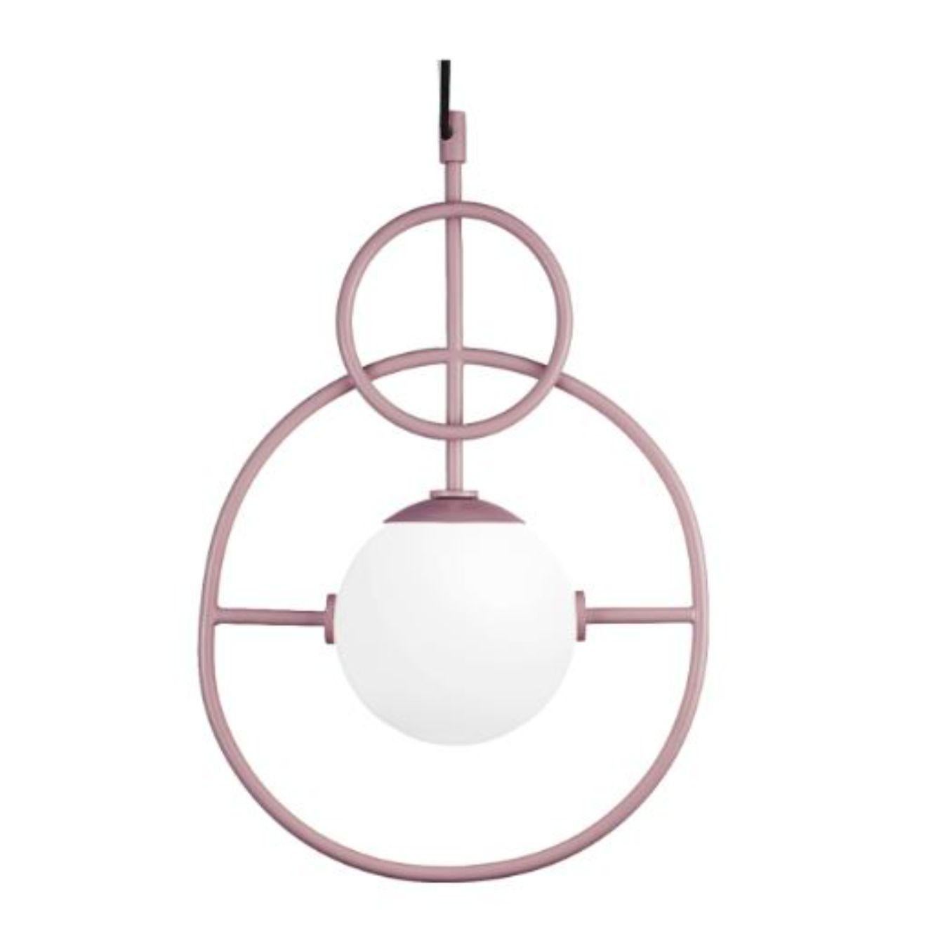 Lilac Loop II suspension lamp by Dooq
Dimensions: W 31 x D 15 x H 47 cm
Materials: lacquered metal, polished or brushed metal.
Also available in different colours and materials.

Information:
230V/50Hz
1 x max. G9
4W LED

120V/60Hz
1 x