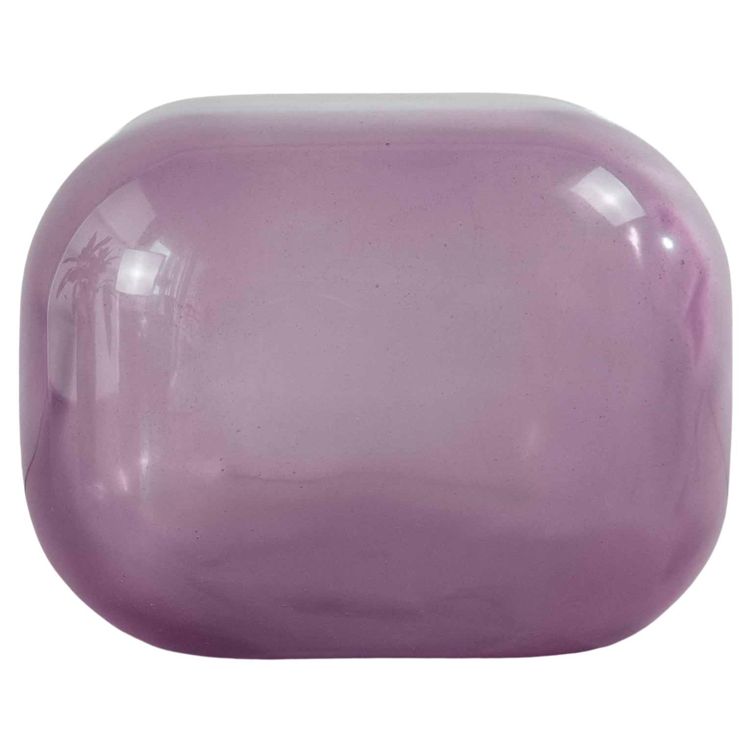 Lilac Oort Resin Side Table by Creators of Objects For Sale