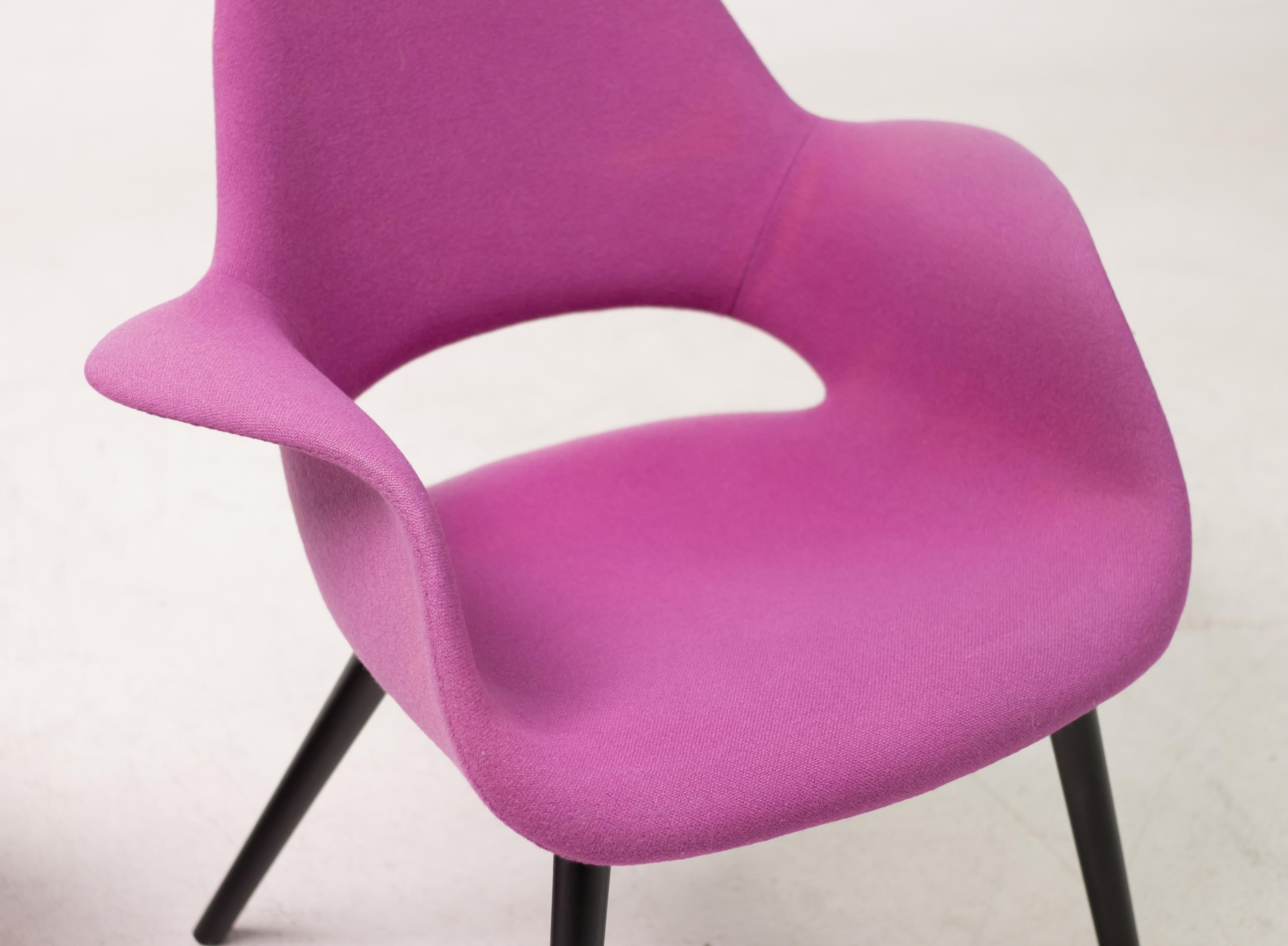 Mid-Century Modern Lilac Organic Chairs by Charles Eames & Eero Saarinen