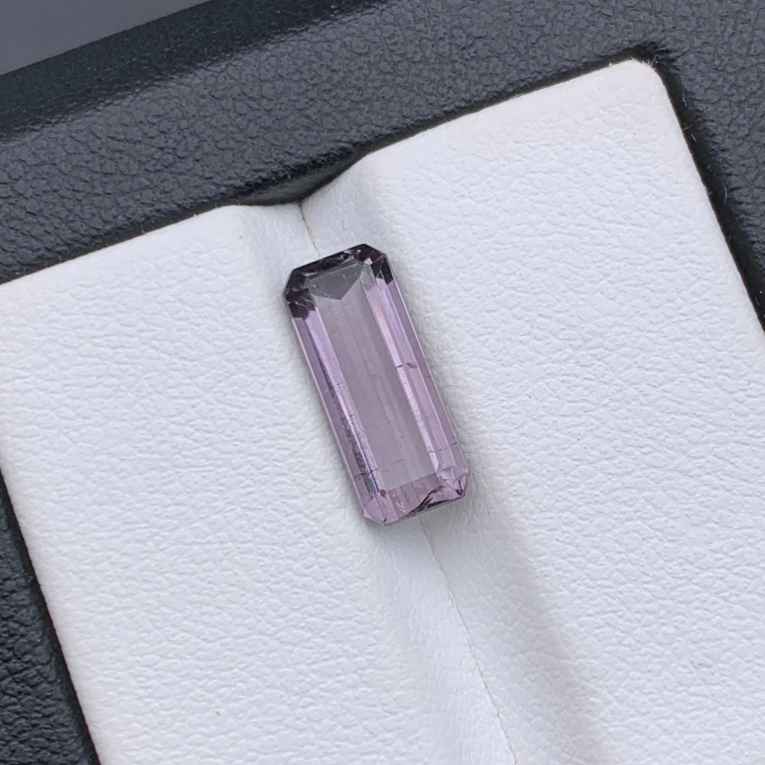 Lila Púrpura Pastel Turmalina Natural Anillo, Colgante Gema Suelta 3,30 Quilates en venta 6