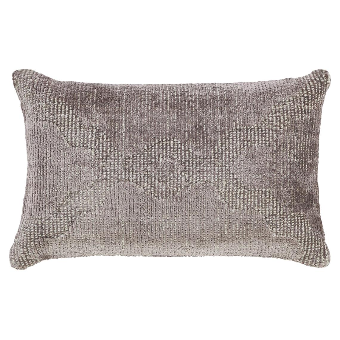 Modern Boho Mauve Throw Pillow For Sale