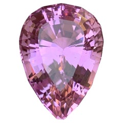 Kunzita natural rosa lila 37,72 quilates gema suelta talla pera para colgante