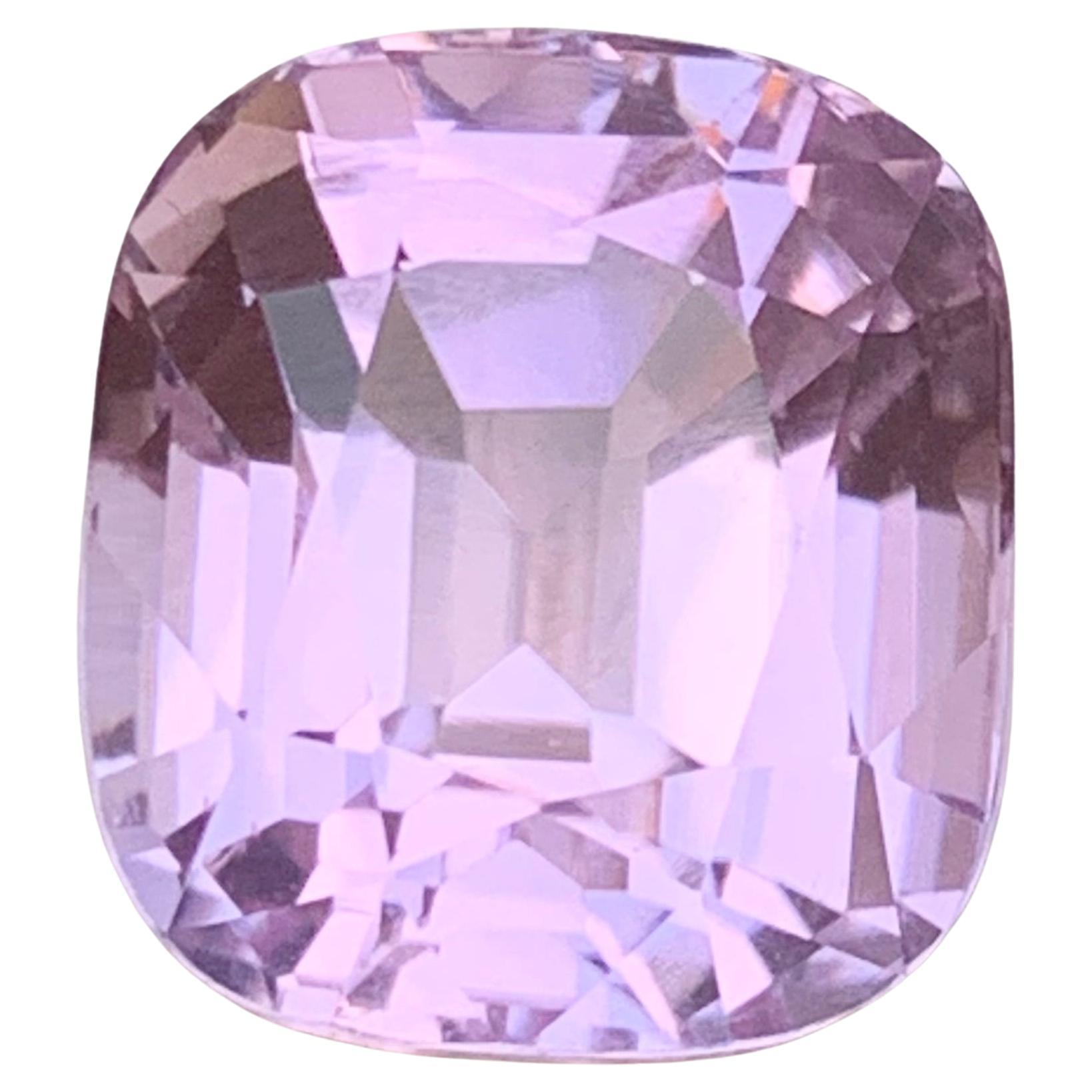 Lilac Pink Natural Kunzite Cushion Cut 13.70 Carat Loose Gemstone, Afghanistan