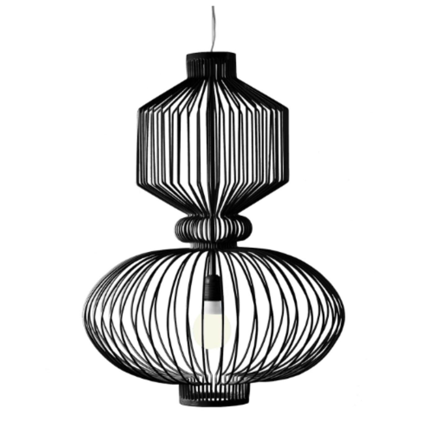 Metal Lilac Revolution Suspension Lamp by Dooq For Sale
