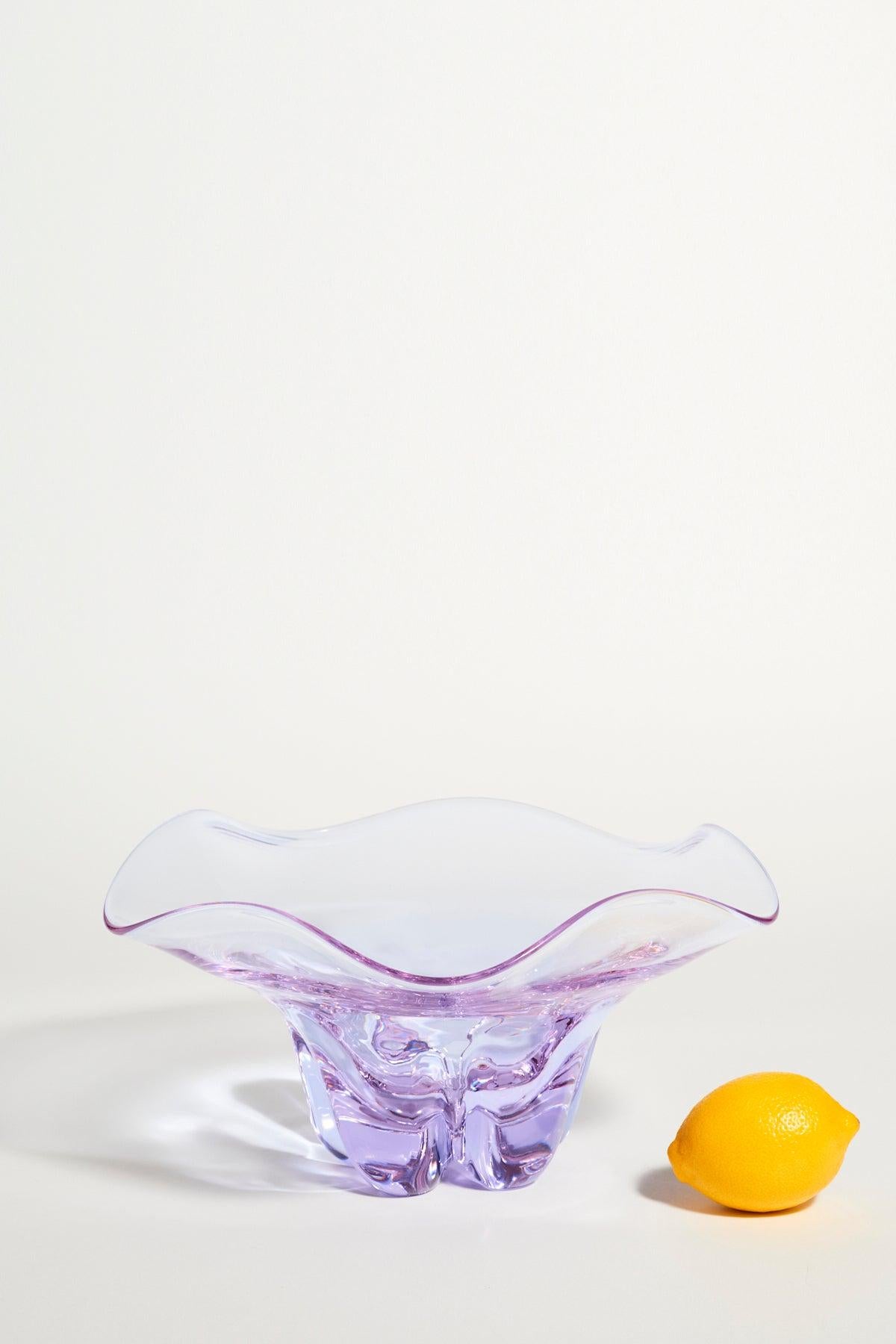 Lilac Ruffled Bowl 1