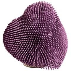 Lilac 'Sea Anemone' Sculpture by Pia Maria Raeder